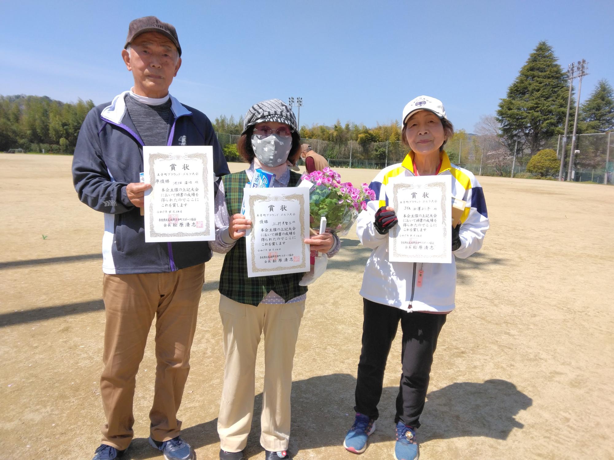 グラウンドゴルフ大会結果