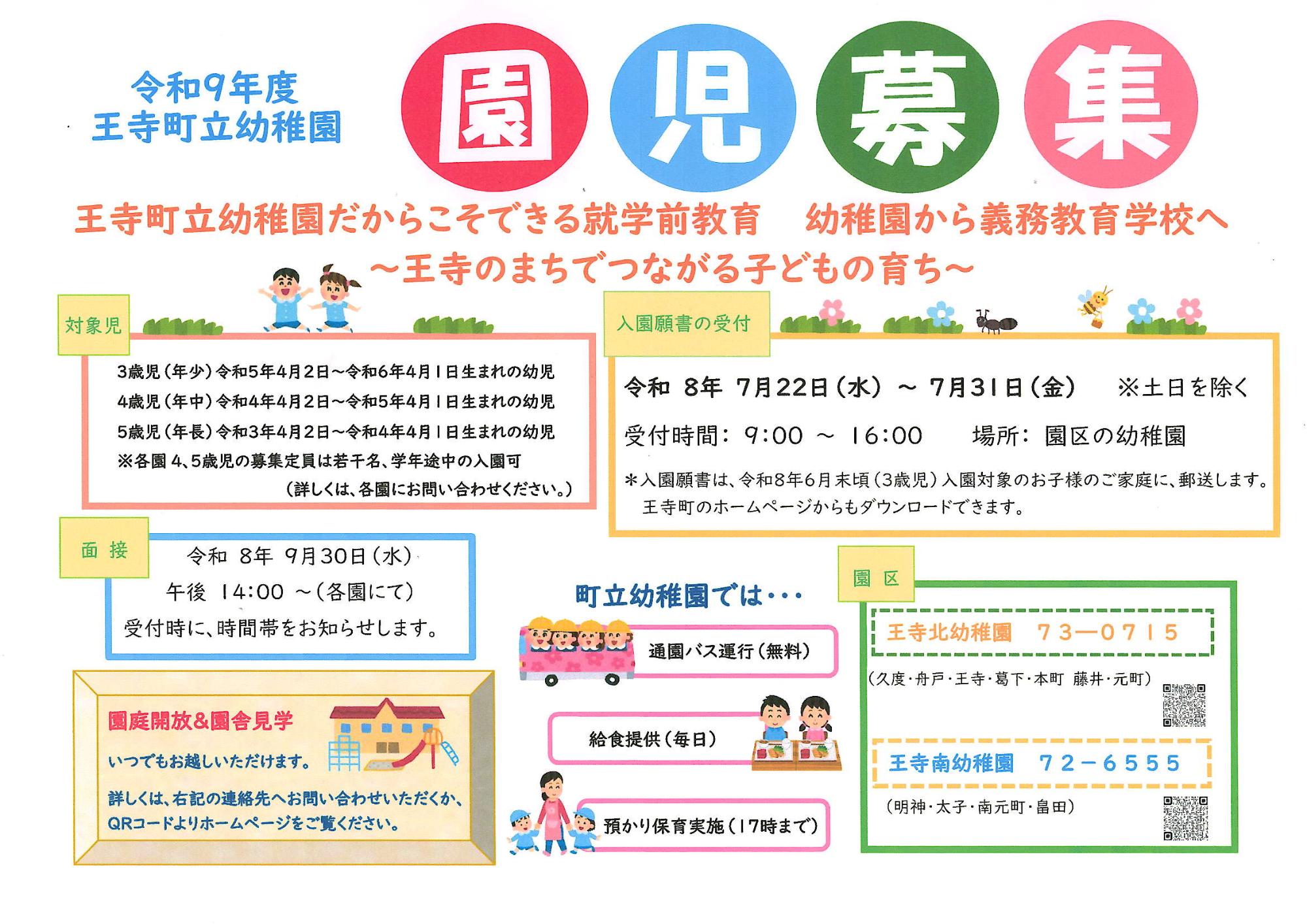 園児募集