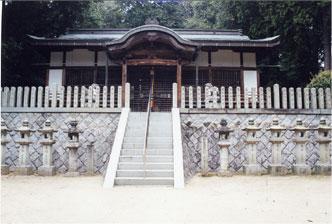 （写真）火幡神社の拝殿