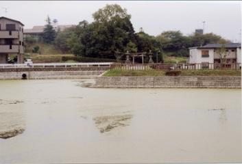 （写真）西安寺が建立されていた舟戸神社付近