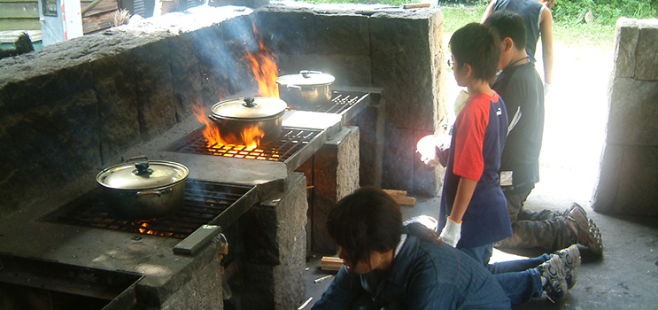野外炊飯