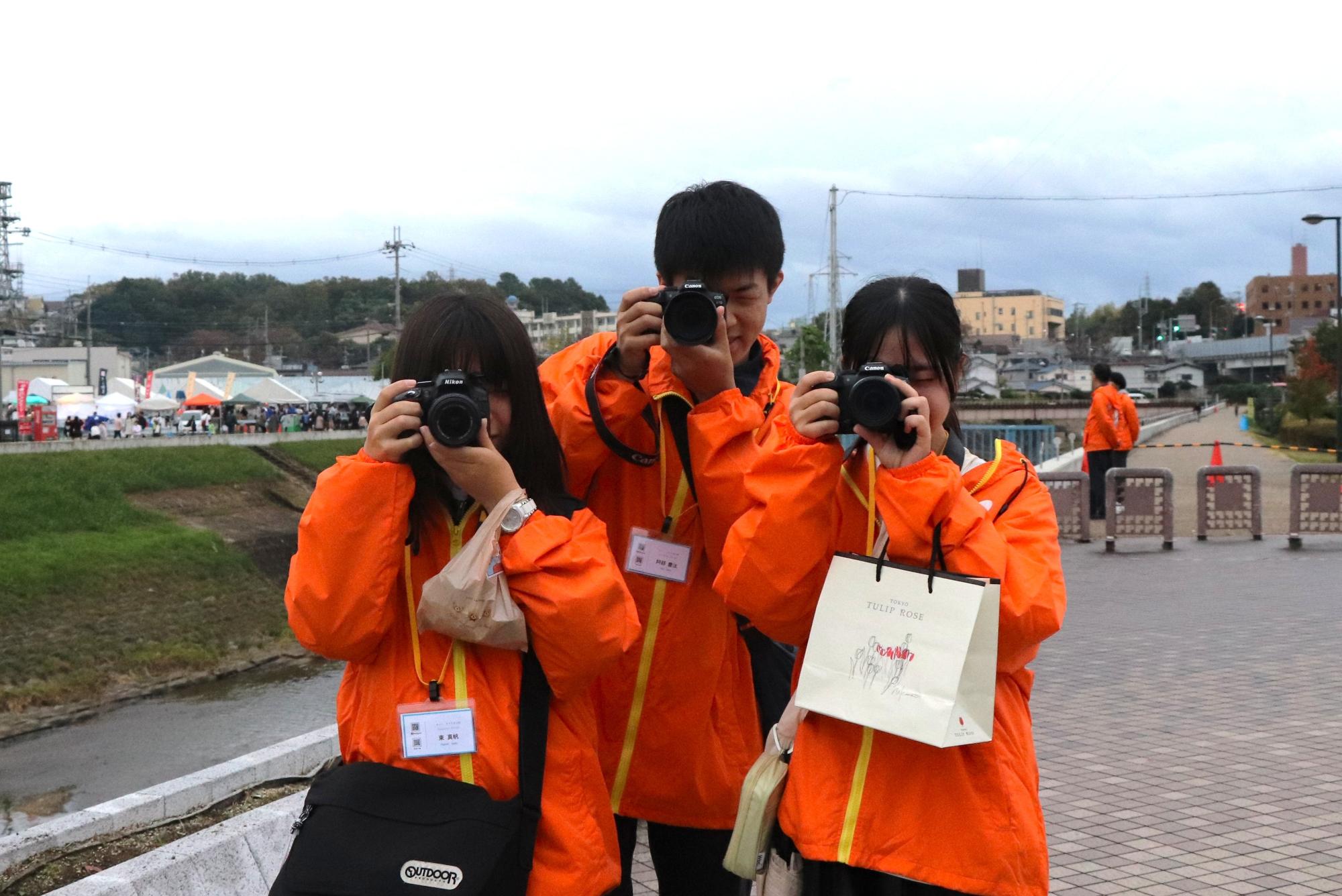 ボランティアスタッフの写真